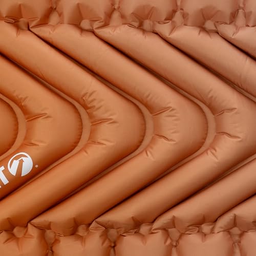 Klymit - Almohadilla de Dormir Inflable con Aislamiento estático V2, Comodidad Mejorada, portátil, Ultraligera, fácil de inflar, Cama de Aire Plegable para Camping, mochilero y Senderismo, Mezcla