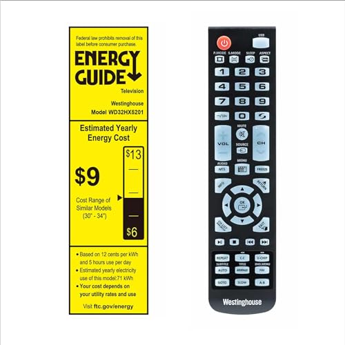 Televisor Westinghouse 32 Pulgadas LED HD 720p con Reproductor de DVD y Controles Parentales