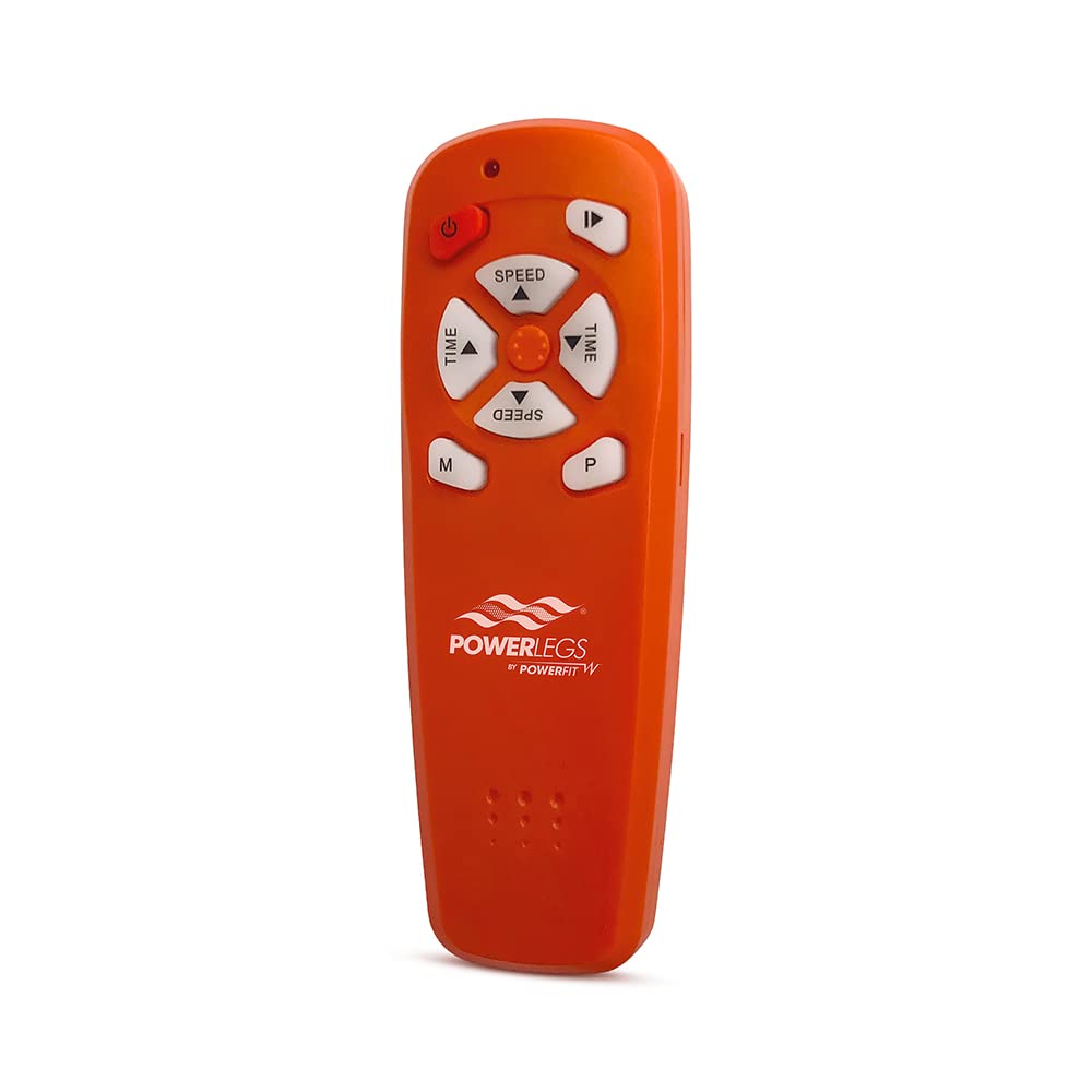 Masajeador de Pies Powerfit Power Legs con Control Remoto y Acupresión Giratoria que Relaja, Mejora Circulación y Tonifica