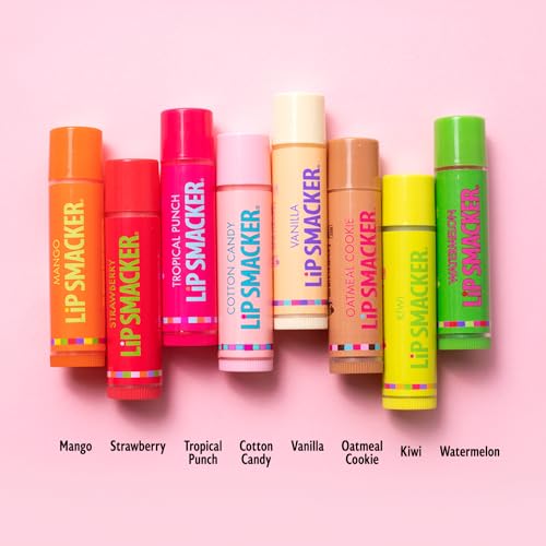 Lip Smacker Lip Party Packs - Brillo labial, 8 unidades, 574838' Party Pack individual, Paquete de 1, 32 grams, 8 unidad, 1