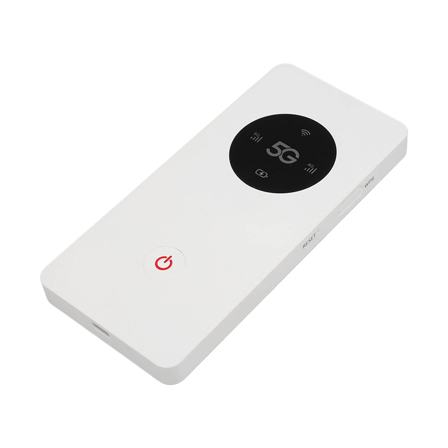 Bewinner Real 5G WiFi Mobile Hotspot con Cable USB, Enrutador WiFi 5G Nano con Ranura SIM 2,77 Gbps DL 1,25 Gbps UL 16 Dispositivos de Capacidad