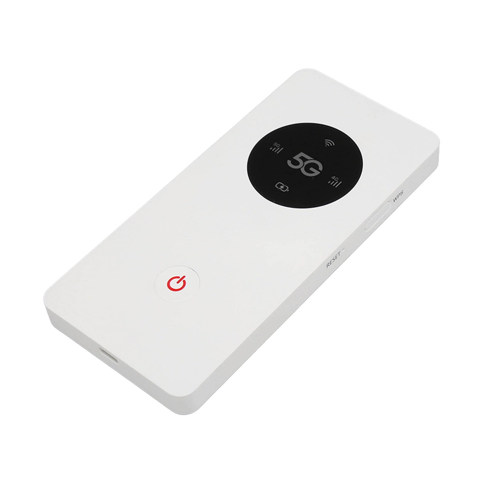 Bewinner Real 5G WiFi Mobile Hotspot con Cable USB, Enrutador WiFi 5G Nano con Ranura SIM 2,77 Gbps DL 1,25 Gbps UL 16 Dispositivos de Capacidad