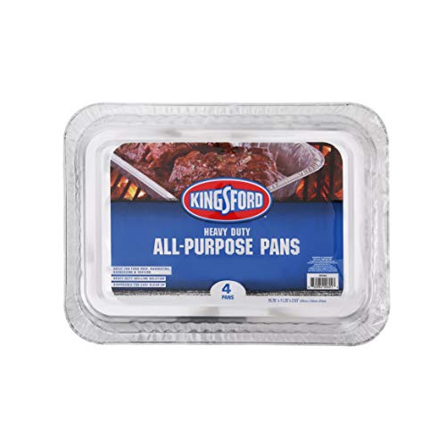 Sartenes de Aluminio Kingsford Grandes Resistentes Desechables para Cocinar y Hornear