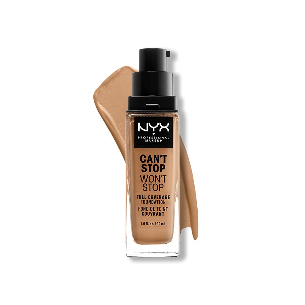NYX Professional Makeup, Can´t Stop Won´t Stop, Base de Maquillaje, Camel