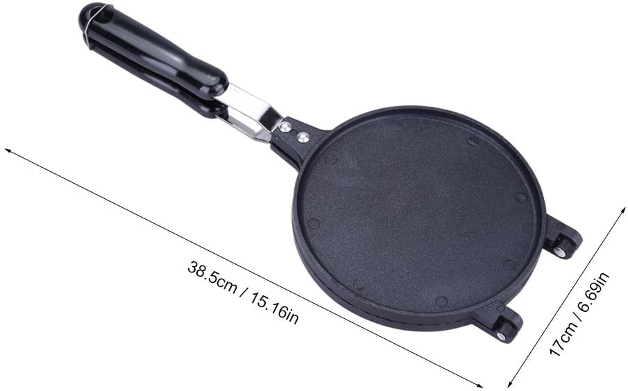 Máquina para hacer conos de gofres, Sartén para tortillas crujientes multifuncional Bandeja hornear gofres Bandeja para hornear con platos antiadherentes para helado de crepe pizzelle (38,5x17 cm)