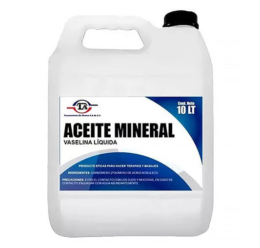 Vaselina Líquida 10 Litros - Aceite Mineral Premium 80 NF - Tensioactivos de Alta Calidad