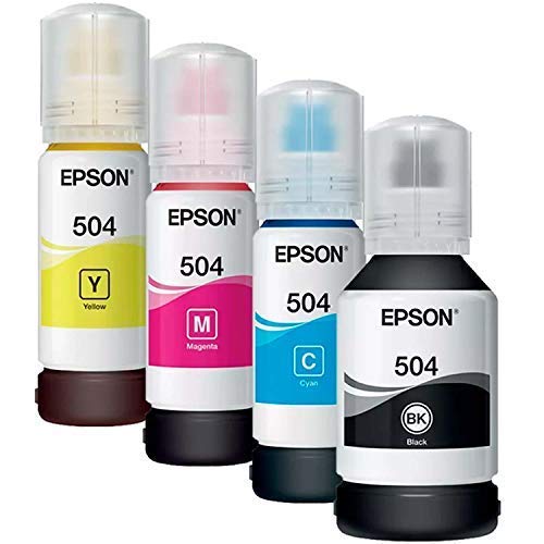 Cartuchos de Tinta Epson Heanttv Cian Amarillo Magenta Negro Compatibles con L4150 L4160 L6161 L6171 L6191