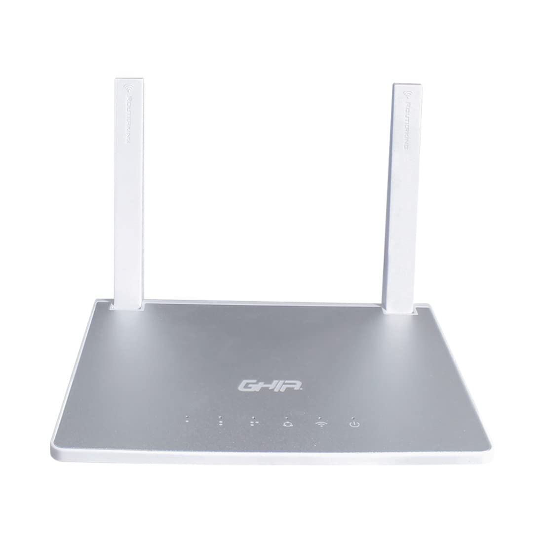 GHIA Router INALAMBRICO 300MBPS 802. MULTIMODO Access Point REPETIDOR WISP 11N/G/B 3 Puertos LAN 10/100 1 Puerto WAN 10/100 2 Antenas FIJAS EXTERNAS 5DBI