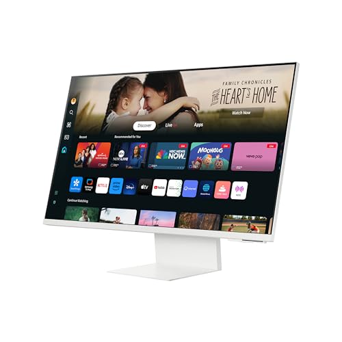 Monitor Inteligente Samsung 4K UHD 32 Pulgadas M8 con HDR10+, USB-C y Cámara Slimfit