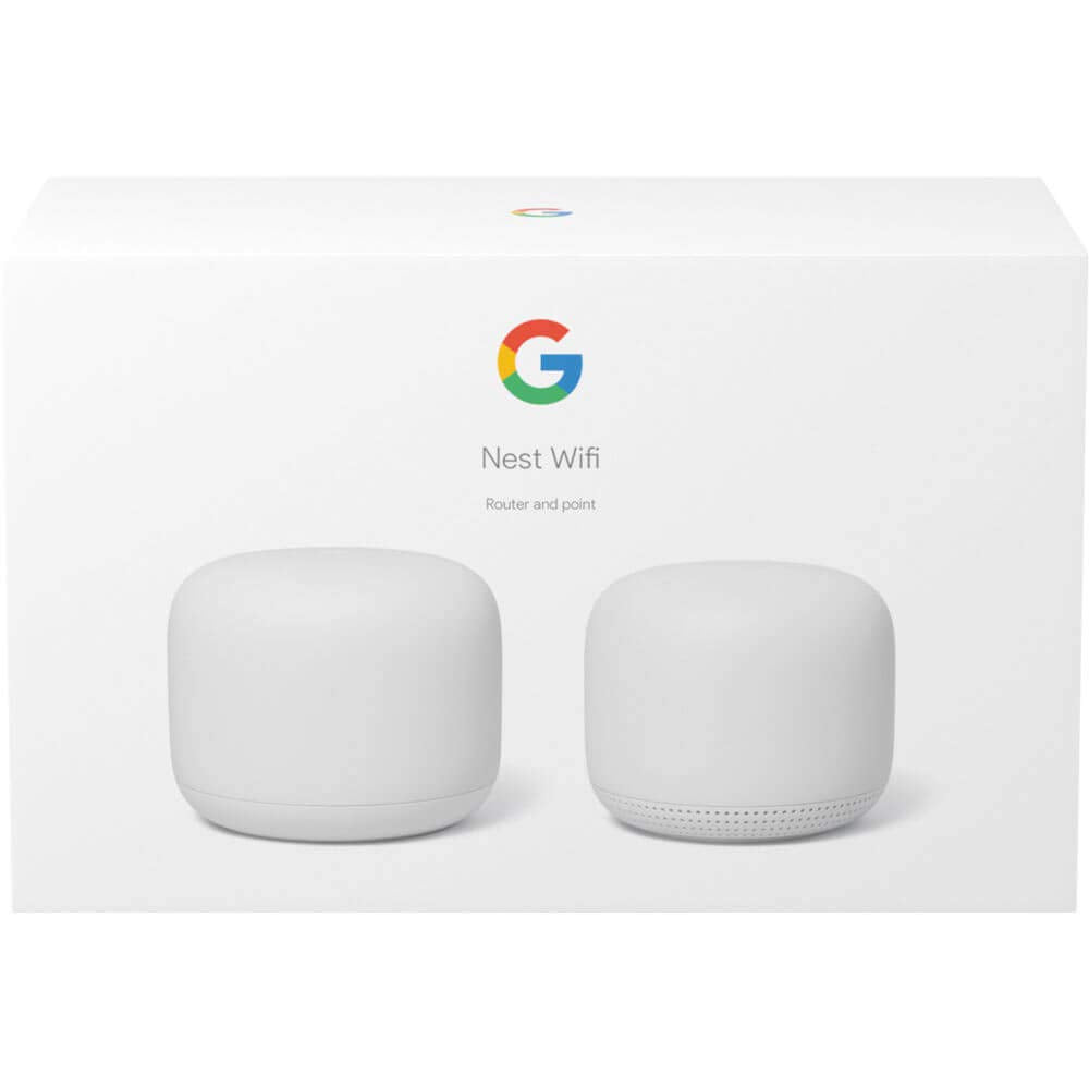 Router WiFi Nest Snow Mesh Extensor de Red Inalámbrica y Altavoz Inteligente Compatible con Google Home Systems