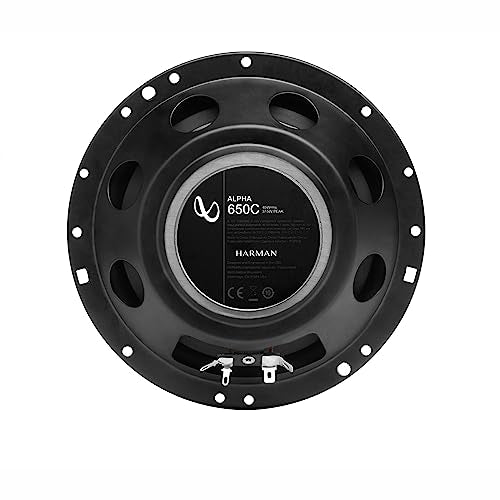 Infinity Alpha 650C - Altavoz de Coche de componentes bidireccionales de 6.5 Pulgadas, Potencia máxima de 315 vatios