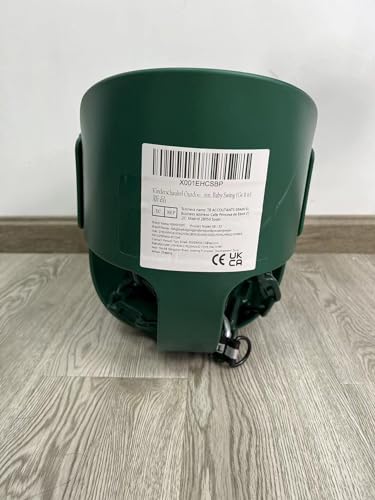 KINSPORY Asiento de Columpio, 150cm Columpio para bebé con Cadenas de Hierro Resistentes recubiertas, Juego de Columpio al Aire Libre con Respaldo Alto y Correas para árboles - Verde