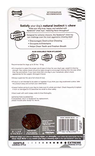 Juguete Masticable Texturizado Nylabone Dura Chew Sabor Hueso Medley Lobo Medio