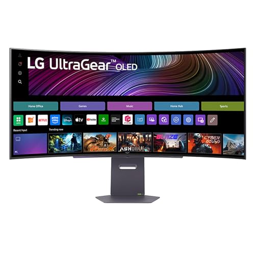 LG Monitor 45" Ultragear™ OLED WQHD 240Hz 0.03ms G-Sync Compatible 800R Curved Gaming Monitor with webOS