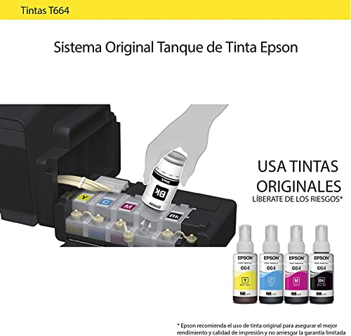 Botella de Tinta Epson Ecofit Negro T664