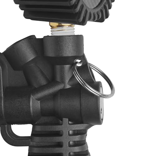 Milton Industries S-578D Pro Digital Pistol Grip Inflador Gauge, Large Bore Dual Chuck y 15" Manguera, 255 PSI