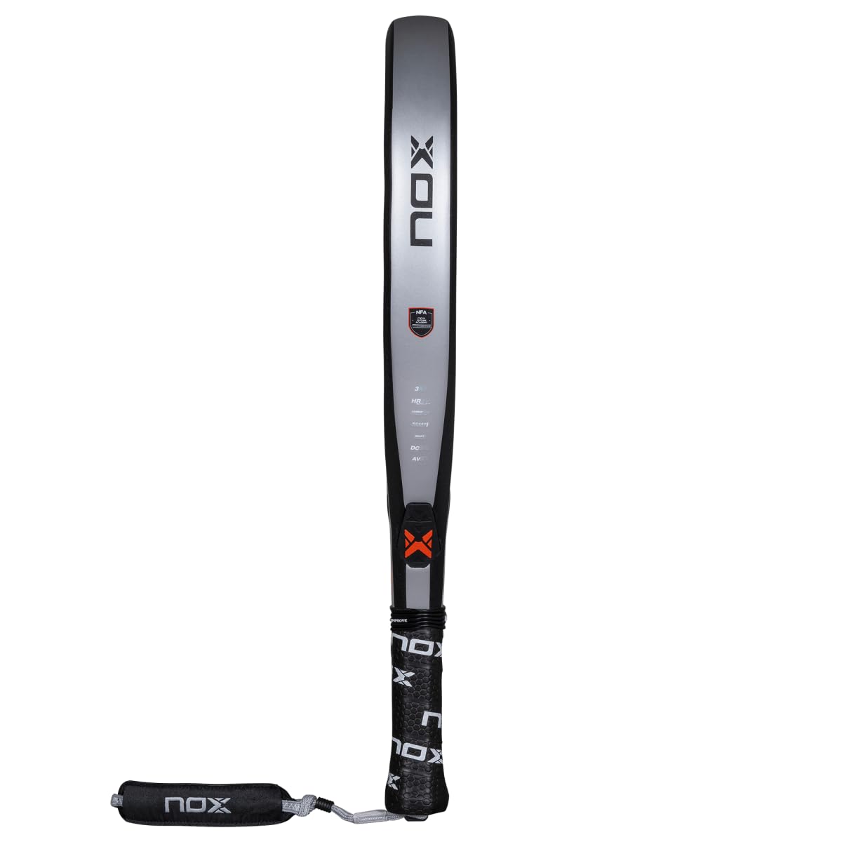 Raqueta de Pádel NEXTGEN PRO Attack 3K NFA Series 2025 Negra con Textura de Arena para Hombre