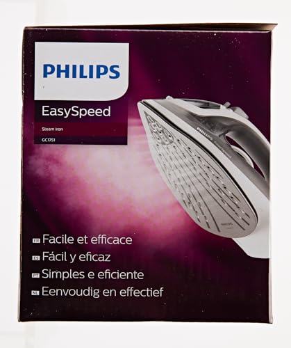 Plancha de Vapor Philips Gris Suela de Cerámica 2000W