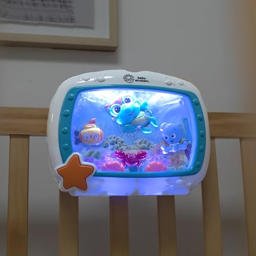 Baby Einstein Sea Dreams Soother Crib Toy with Remote, Lights and Melodies for Newborns and up