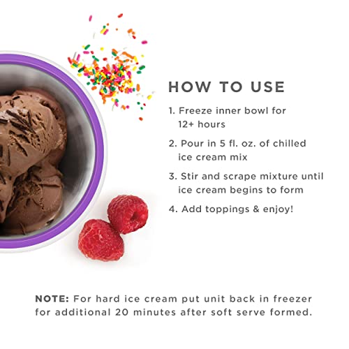 Heladera Zoku Púrpura Instantánea para Helados