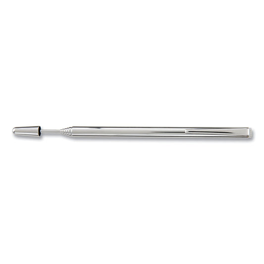 Cuartet Pocket Pointer, se extiende hasta 24-1/2 pulgadas, para presentaciones, acabado chapado en cromo (V18001)