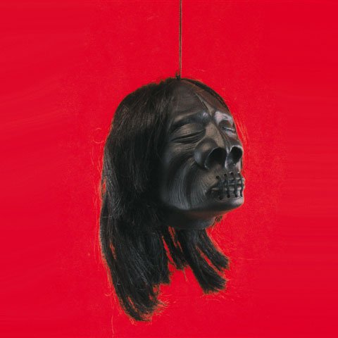 Loftus Mini Shrunken Head Halloween Decoración 7,6 cm Prop, color negro