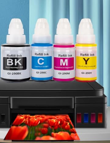 Genérico Tinta para impresoras Canon Pixma, G3160, G3100, G1110, G2160, G2111, G3000, G2100, G3110, G7010, G5010, G6010, G4010. Gi190, G2110, G4110