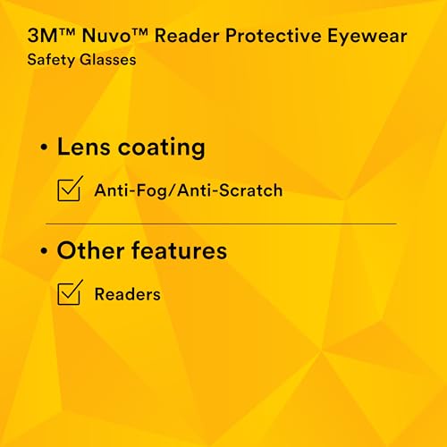 Anteojos Protectores 3M Nuvo Lentes Transparentes 2.0 Diopter