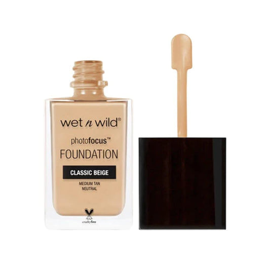 Wet N Wild Photo Focus Foundation, Beige clásico, 29,57ml
