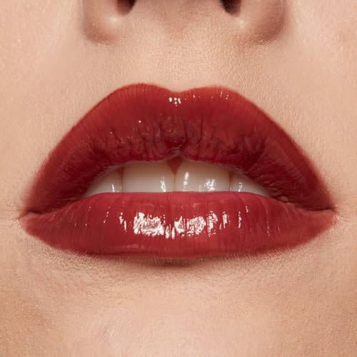 NYX Professional Makeup, LIP IV Gloss Serum Hidratante, Tono: Mocha Me Wet. Tinta de Labios hidratante con alto pigmento infusionado con agua de coco y magnesio. Fórmula vegana.