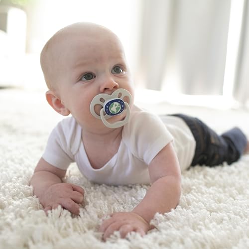 Chupetes Dr. Brown's Advantage Glow-in-The-Dark Rosa, 2 Piezas, Etapa 2, 6-12 Meses