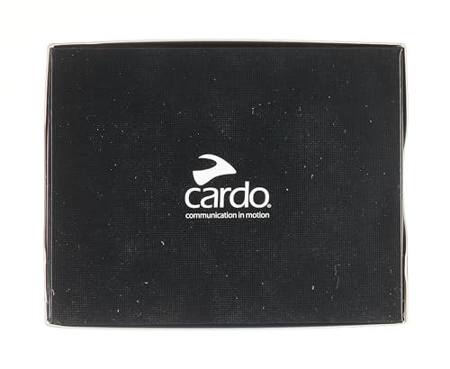Cardo Systems FREECOM - 2 Cascos de Motocicleta con Sistema de comunicación Bluetooth de 2 vías, conectividad Bluetooth Universal, Impermeable, Altavoces de 40 mm, Paquete Doble