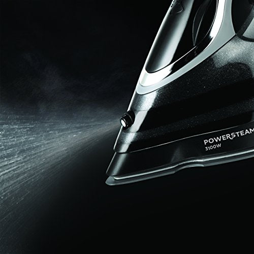 Plancha Russell Hobbs Negro Gris Suela De Cerámica 3100W Vapor-Seco 3100W
