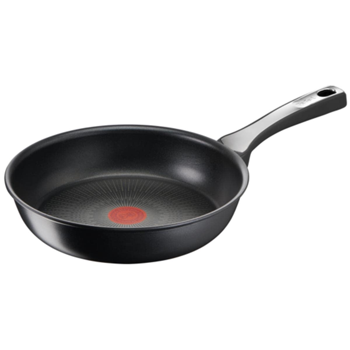 T-fal Juego de Sartenes 20/24/28 con antiadherente de 6 capas y revestimiento reforzado. Incluye una sartén de 20, 45 y otra de 28 cm. Perfectas para cocinar sin que los alimentos se peguen, G2599102