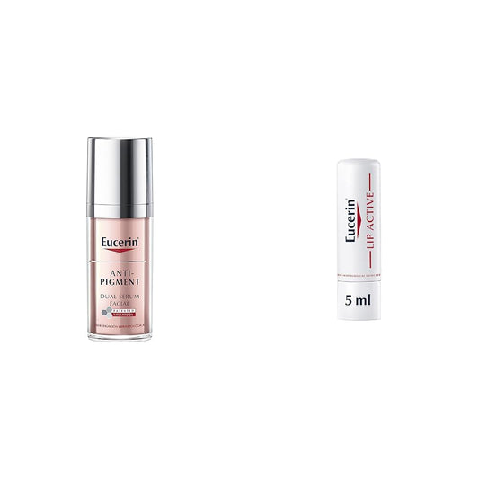 Eucerin Serum facial anti manchas Anti Pigment,30ml + Ph5 Bálsamo labial Protector de Labios FPS 20, 4.8 gramos