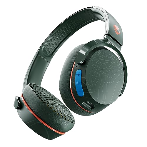 Audífonos On-Ear Inalámbricos Skullcandy Riff 2 Verde con 34 Horas de Autonomía y Micrófono Compatibles con iPhone Android Bluetooth