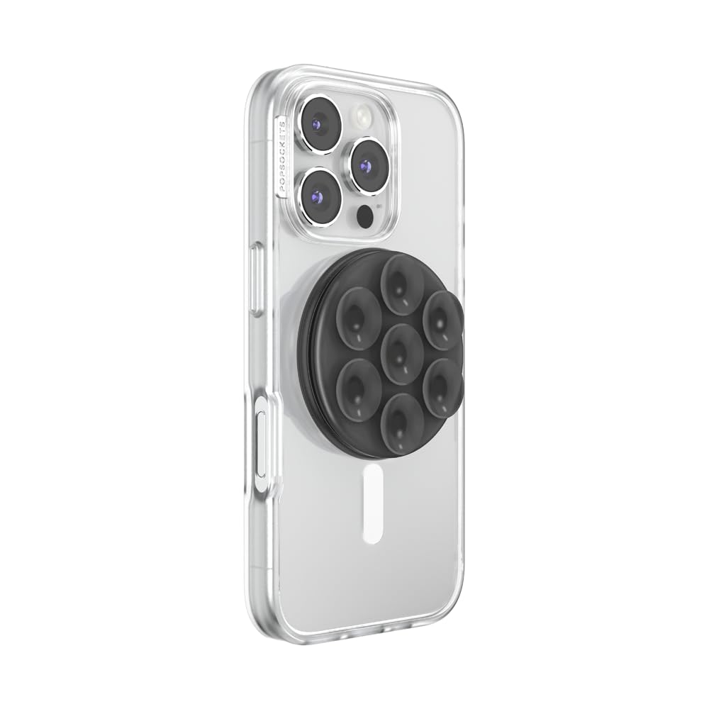 Agarre Magnético PopGrip para iPhone con MagSafe PopSockets, Parte Superior Intercambiable y Soporte Manos Libres