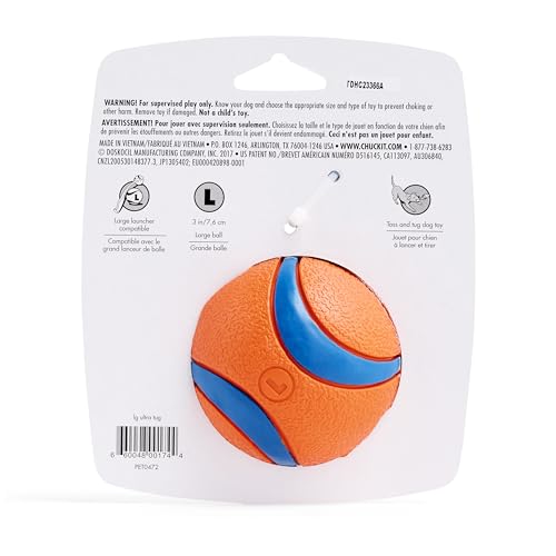 Chuck It Do831301 Pelota Ultra Tug, Grande, Colores Surtidos