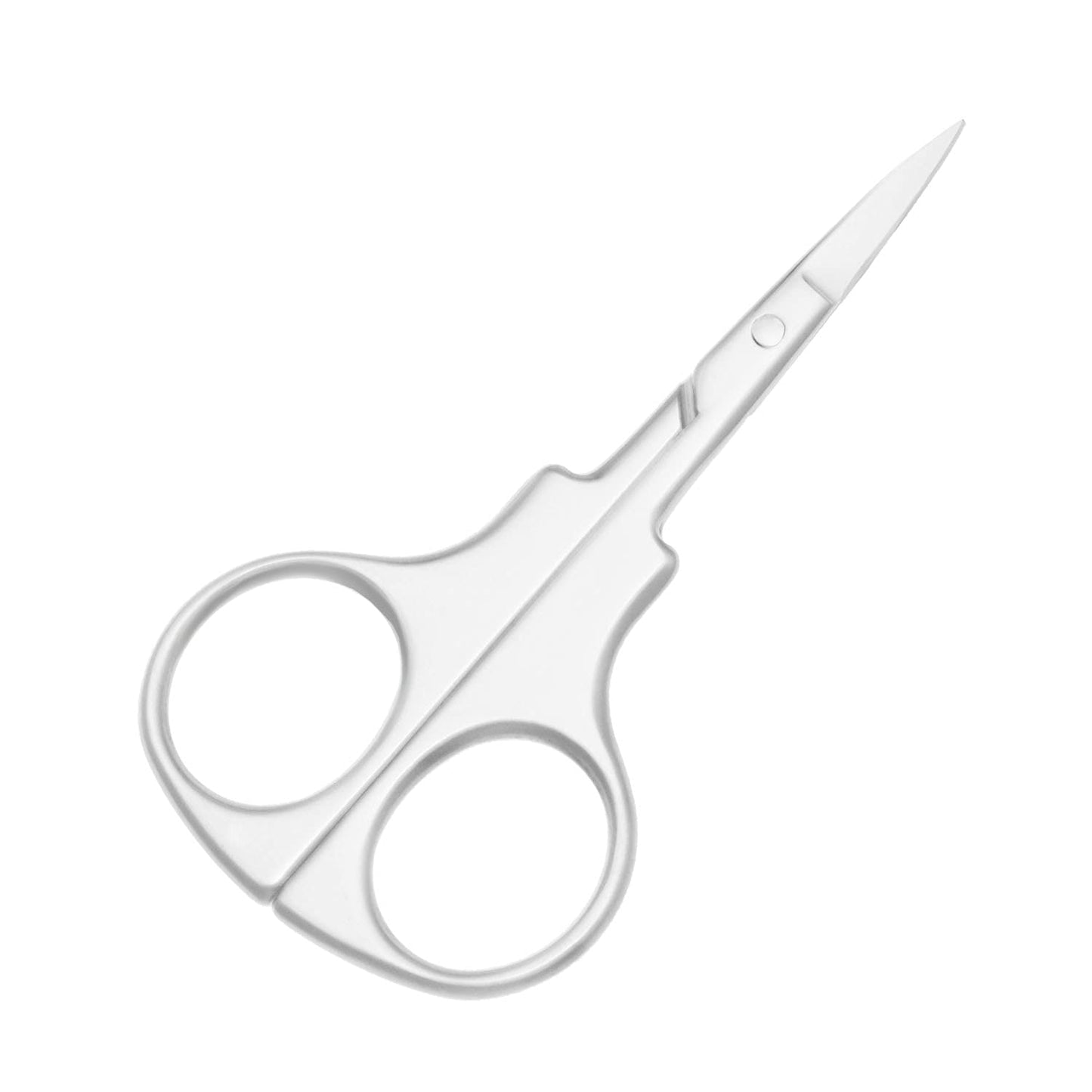 Motanar - Tijeras profesionales para cuidado personal, depilación facial y depilación de oreja y nariz, cejas, recortes, acero inoxidable, tijeras de punta recta de 3.7 pulgadas