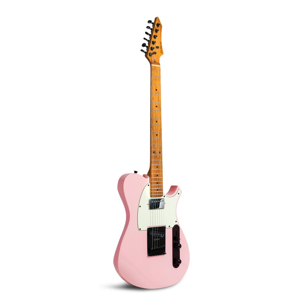 Guitarra Eléctrica Aureal Jom-te Pk Alta Calidad, Gloss