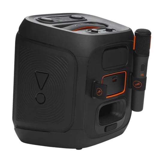 JBL PartyBox Encore 2da Gen con Micrófono, Bocina Portátil Bluetooth con 2 Micrófonos Inalámbricos, Luces LED, Karaoke, Apto para Uso En Exteriores Bluetooth