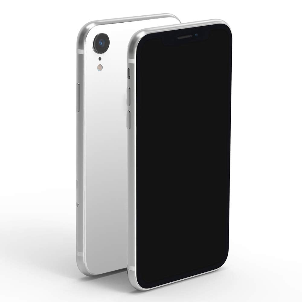 DDAWEFRT - Modelo de visualización falsa para teléfono XR, réplica no funciona, visualización negra de 6.1 pulgadas, sin logotipo escala 1:1, XR-blanco