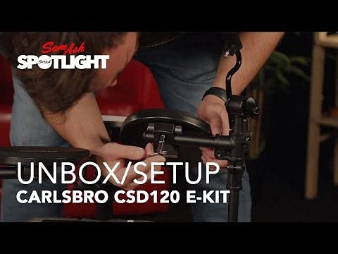 Carlsbro - Juego de batería electrónica (CSD120XXX)