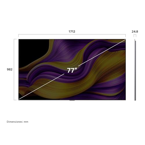 LG Pantalla 77 Pulgadas OLED EVO AI G5 4K Smart TV webOS 2025 OLED77G5PSA|Sistema Operativo webOS | Identificación de Voz AI | 120Hz | Dolby Atmos & Dolby Vision Channels | G-Sync & FreeSync