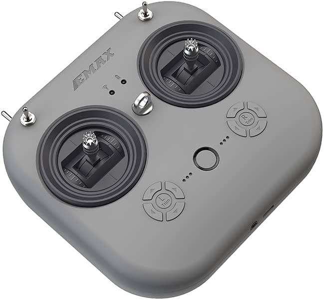 Transmisor RC EMAX E8 FRSKY D8 2.4 GHz Pincher Agarre de Metal Compacto para FPV Racing Drones
