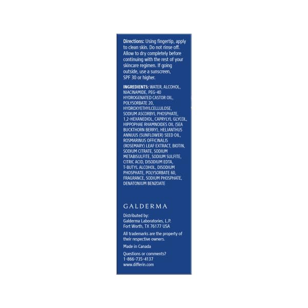 Dark Spot Correcting Face Serum by the makers of Differin Gel, Dark Spot Correcting Serum, Gentle Skin Care for Acne Prone Sensitive Skin, 1 oz