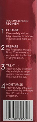 Sérum facial por Olay Regenerist Miracle Boost concentrado avanzado antienvejecimiento, sin fragancia, 1 oz