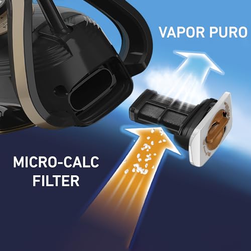 Plancha de Vapor T-fal Dorada y Negra Anti-Calc 1800 W con Apagado Automático