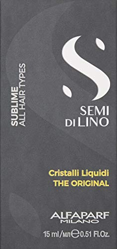 Suero Smoothing Semi Di Lino Sublime Alfaparf Milano Transparente de Acabado Brillante Profesional