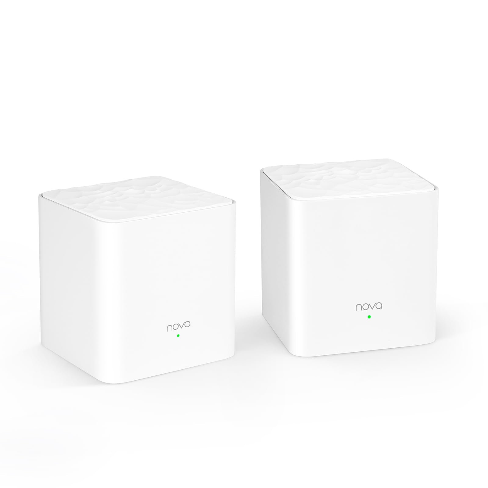 Tenda Nova WiFi Mesh System MW3 - Router WiFi de Malla para Todo el hogar AC1200, hasta 867 Mbps en 5 GHz, Cubre hasta 200 m2, Red de Malla de Doble Banda, Funciona con Alexa, 2-Pack